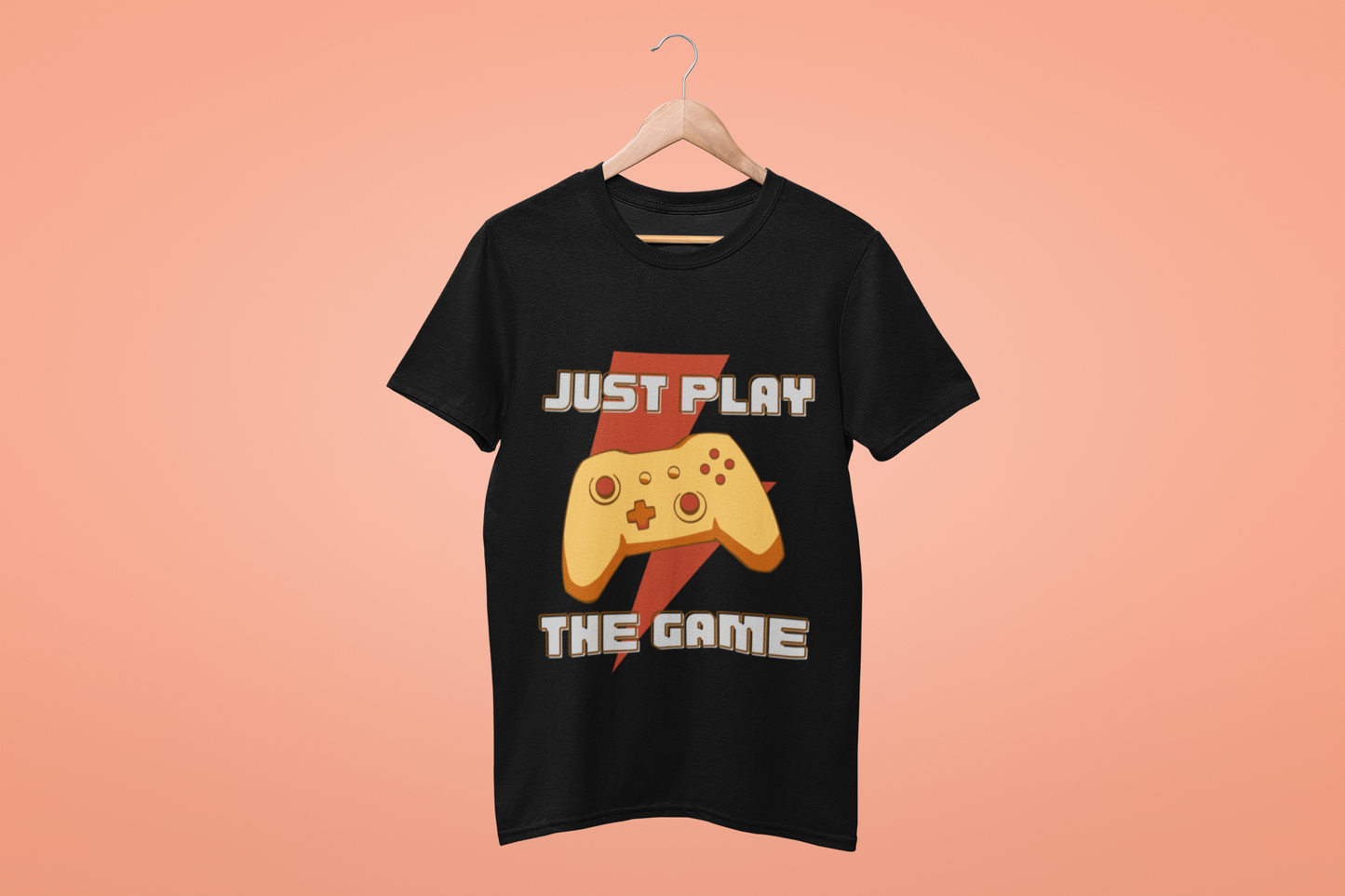 Funky Fox Just Play the Game T-Shirt – Made for True Gamers