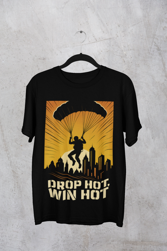 Funky Fox Drop Hot, Win Hot Oversize T-Shirt – Gamer Streetwear