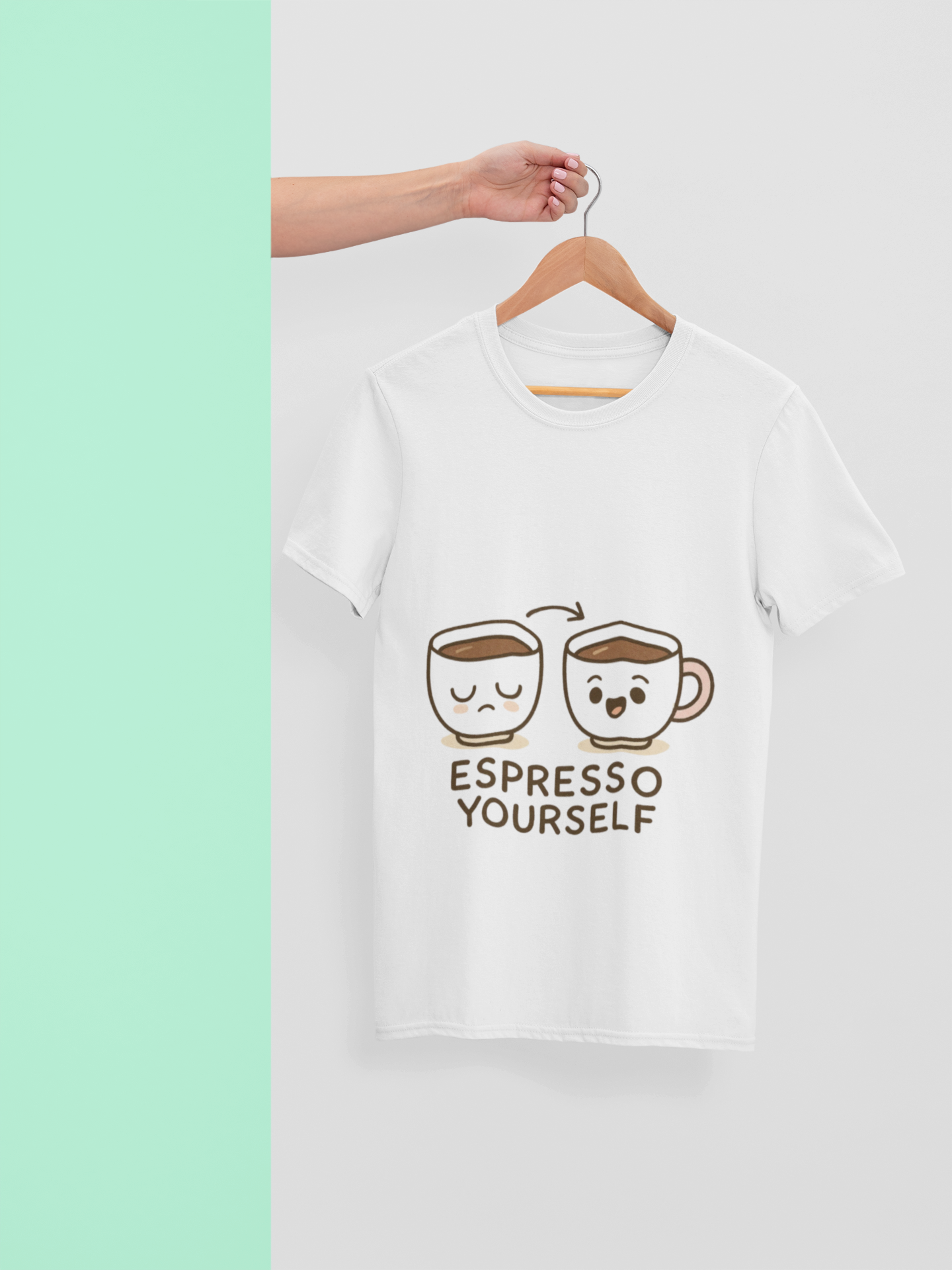 Funky Fox Expresso Yourself T-Shirt – Brewed for Coffee Lovers