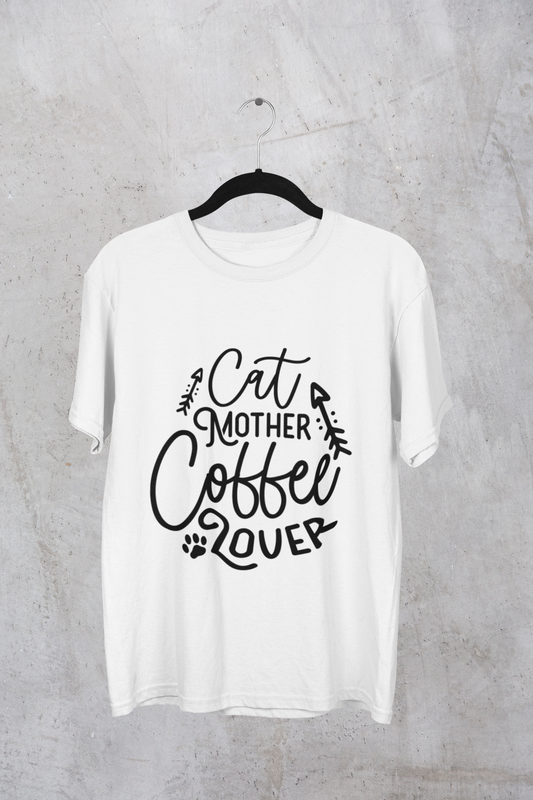 Funky Fox Cat Mother Coffee Lover T-Shirt – Paws & Coffee First