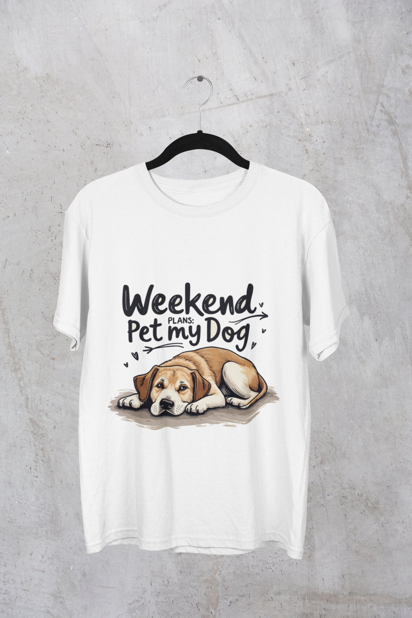 Funky Fox Weekend Please Pet My Dog T-Shirt – Chill Vibes Dog Lover Tee