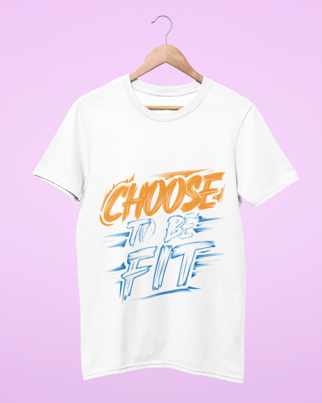Funky Fox Choose to Be Fit Gym T-Shirt – Fitness Motivation Tee