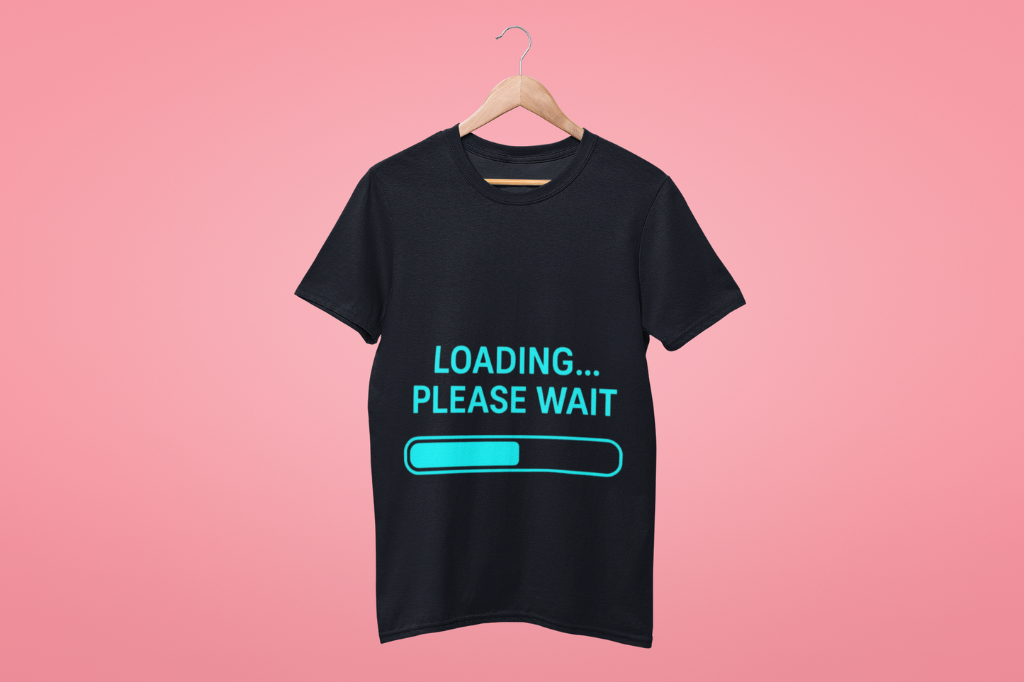 Funky Fox Loading Please Wait T-Shirt – Gamer’s Classic