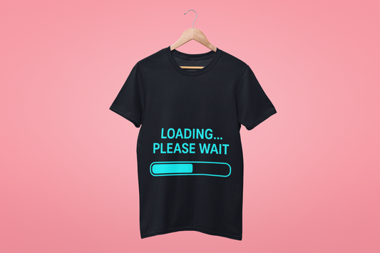Funky Fox Loading Please Wait T-Shirt – Gamer’s Classic