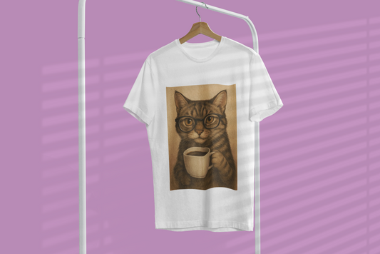 Funky Fox Cat Lover T-Shirt – Soft Cotton Comfort